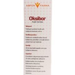 Oksibor Kulak Damlası 30 ml