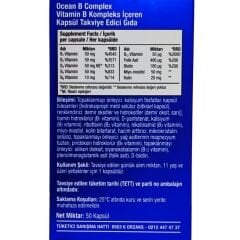 Orzax Ocean B Complex 50 Kapsül