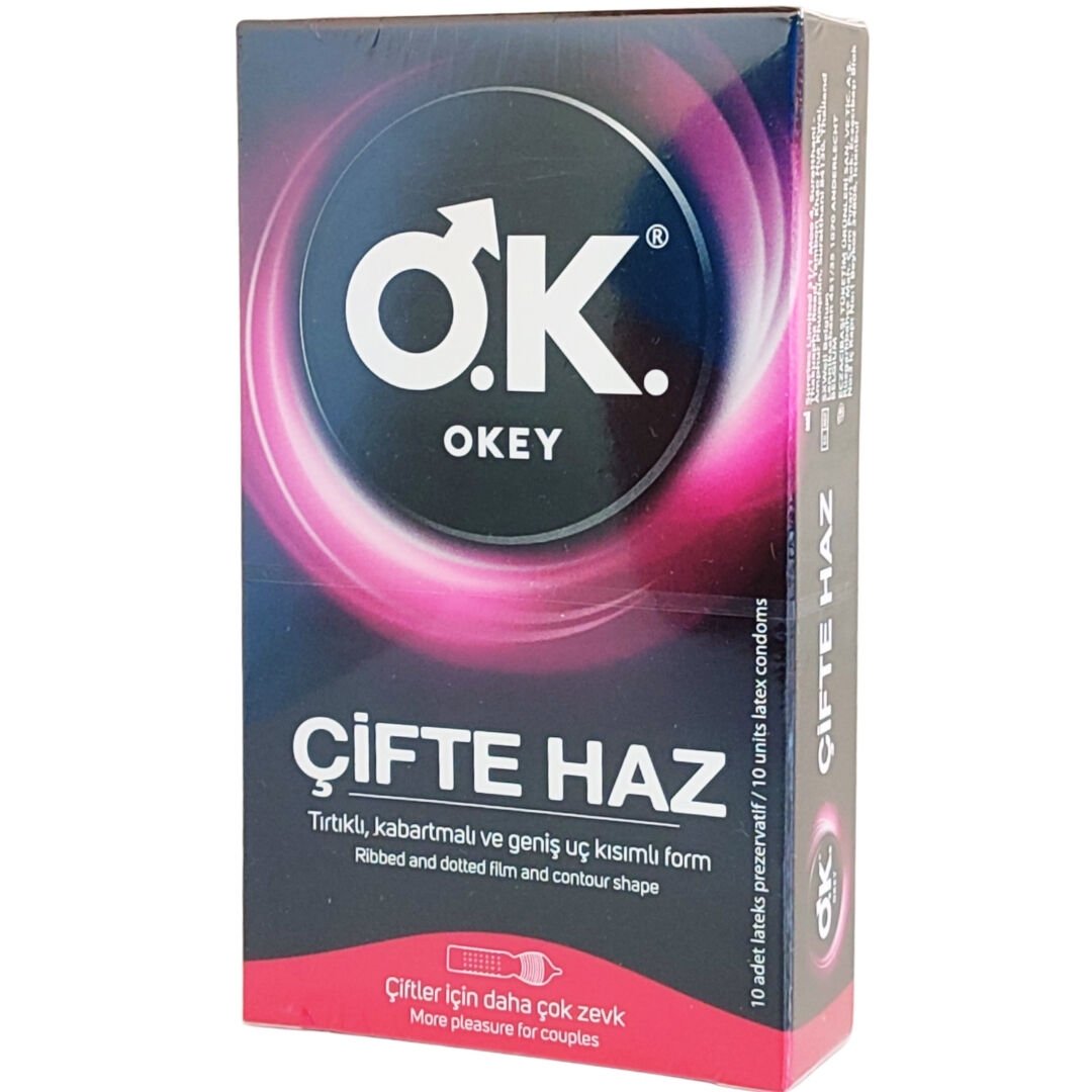Okey Prezervatif Çifte Haz 10'lu