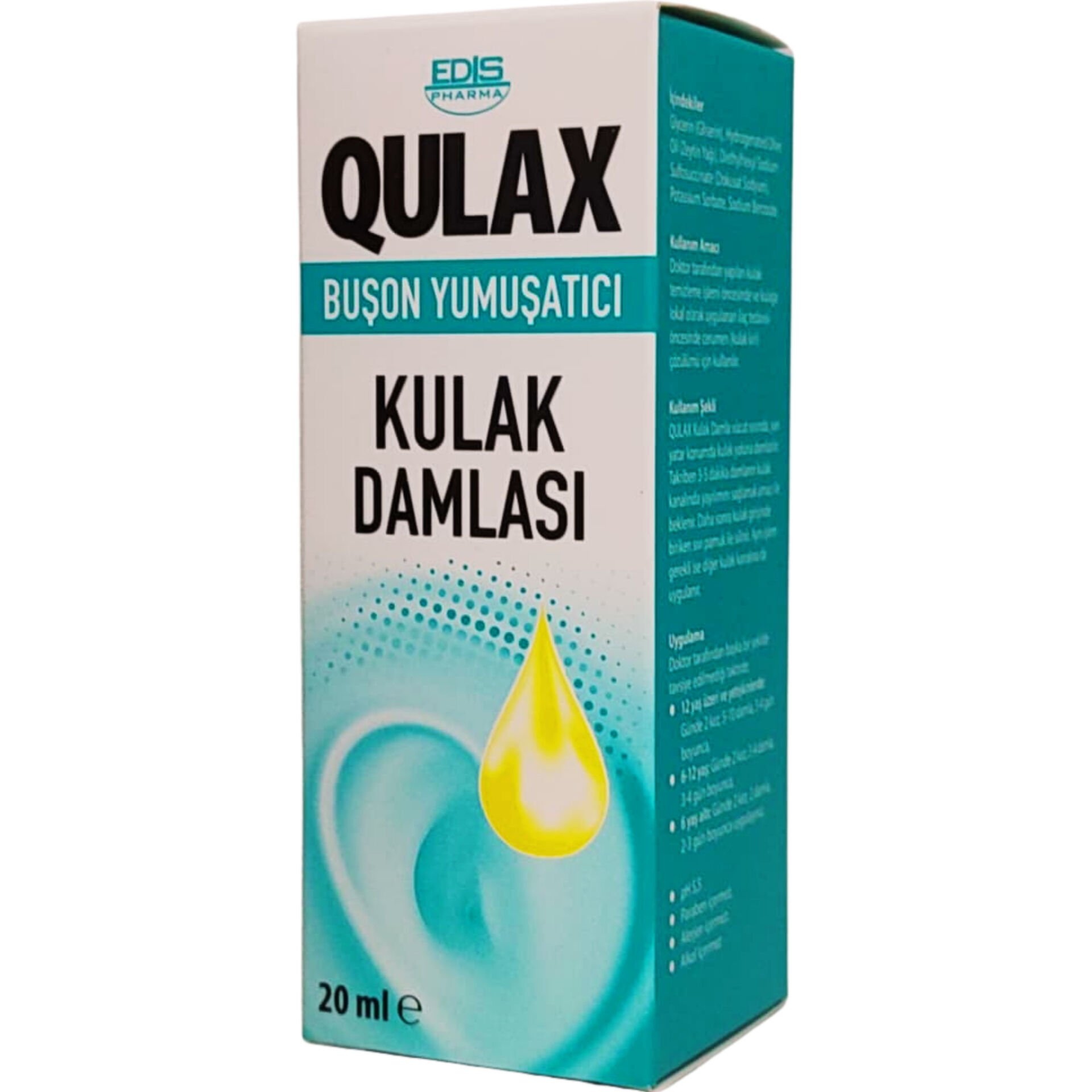 Qulax Buşon Yumuşatıcı Kulak Damlası 20 ml