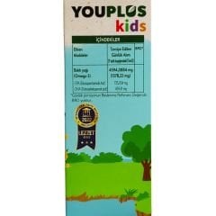 Youplus Kids Omega-3 150 ml Takviye Edici Gıda