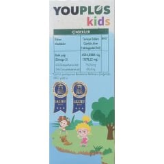 Youplus Kids Omega-3 150 ml Takviye Edici Gıda