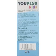 Youplus Kids Omega-3 150 ml Takviye Edici Gıda