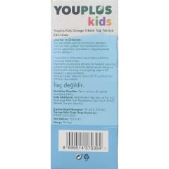 Youplus Kids Omega-3 150 ml Takviye Edici Gıda