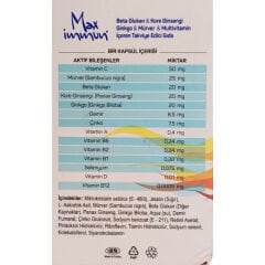 Max Immun Takviye Edici Gıda 40 Kapsül
