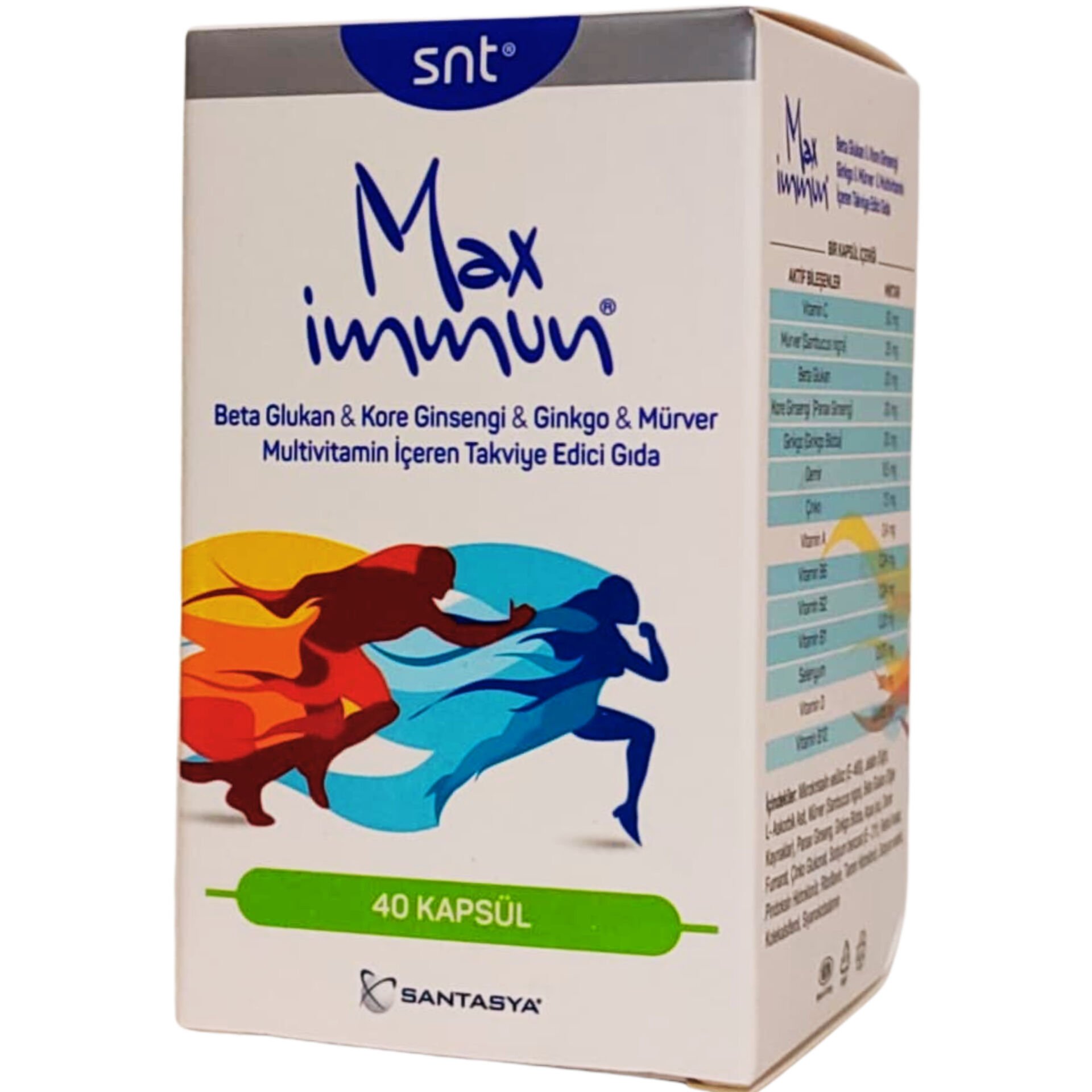 Max Immun Takviye Edici Gıda 40 Kapsül