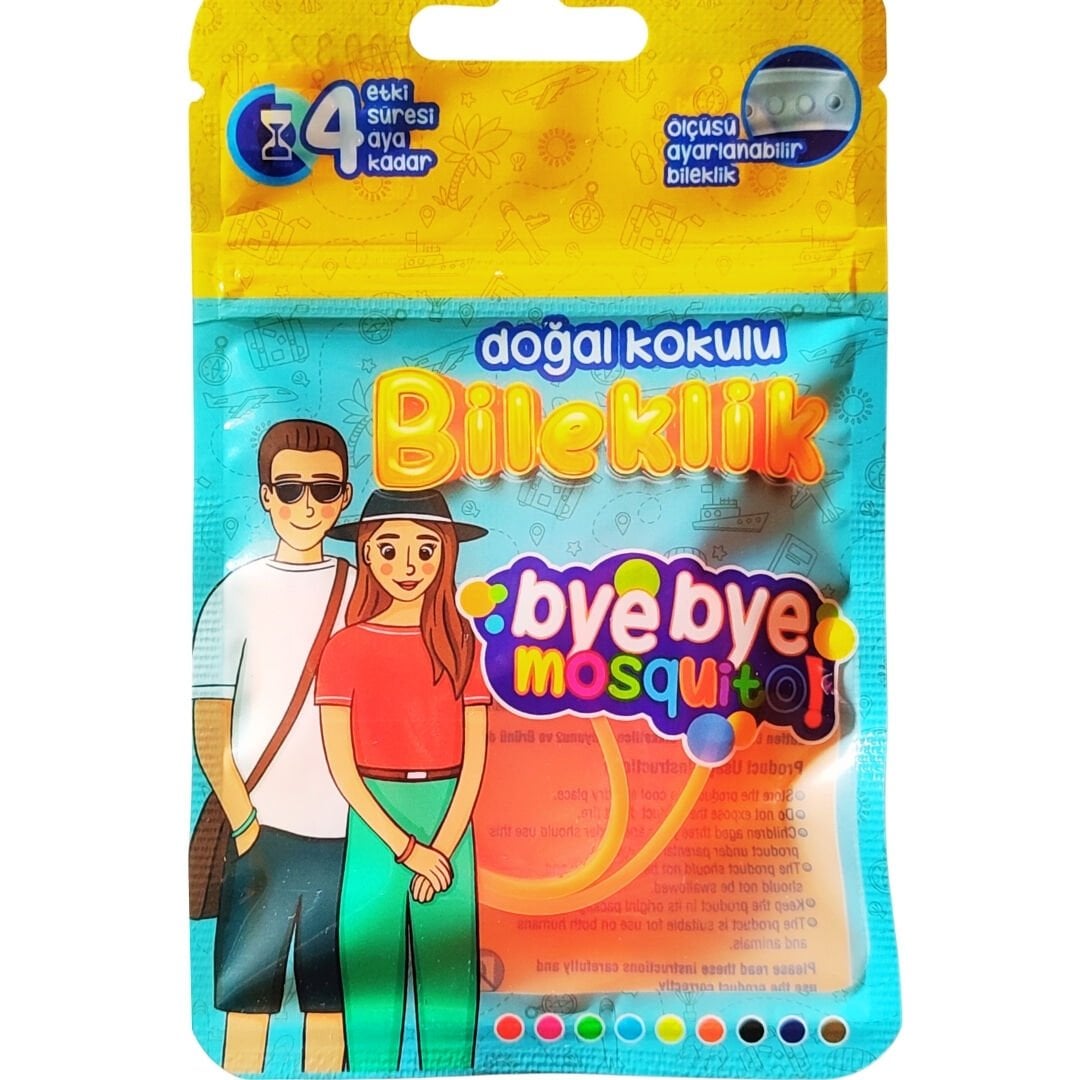 Bye Bye Mosquito Sivrisinek Bilekliği Yetişkin