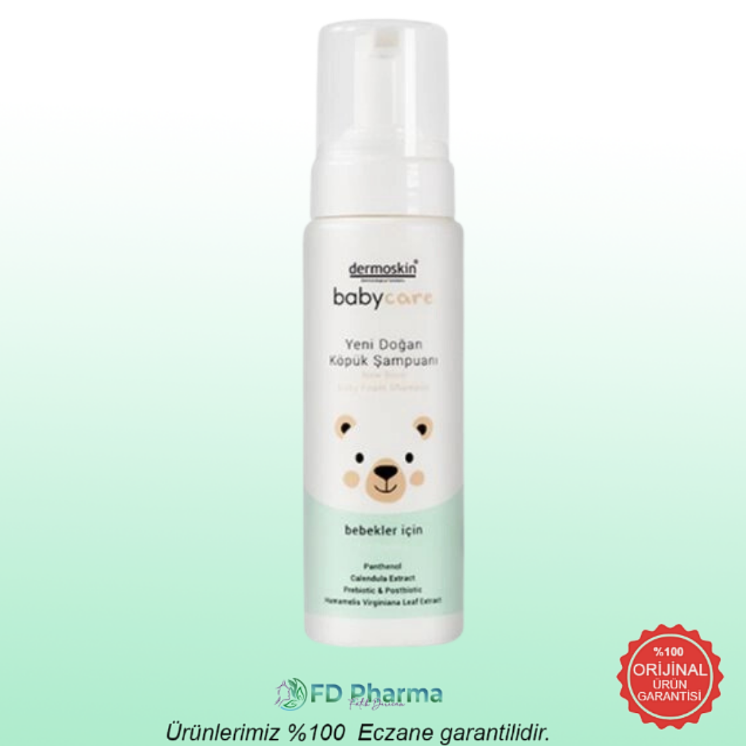 Dermoskin Babycare Yenidoğan Köpük Şampuanı 200 ml