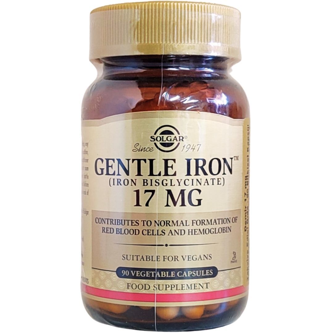 Solgar Gentle Iron 17 mg Demir 90 Tablet