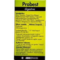 Probest Digestive Probiyotik 20 Kapsül