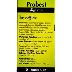 Probest Digestive Probiyotik 20 Kapsül