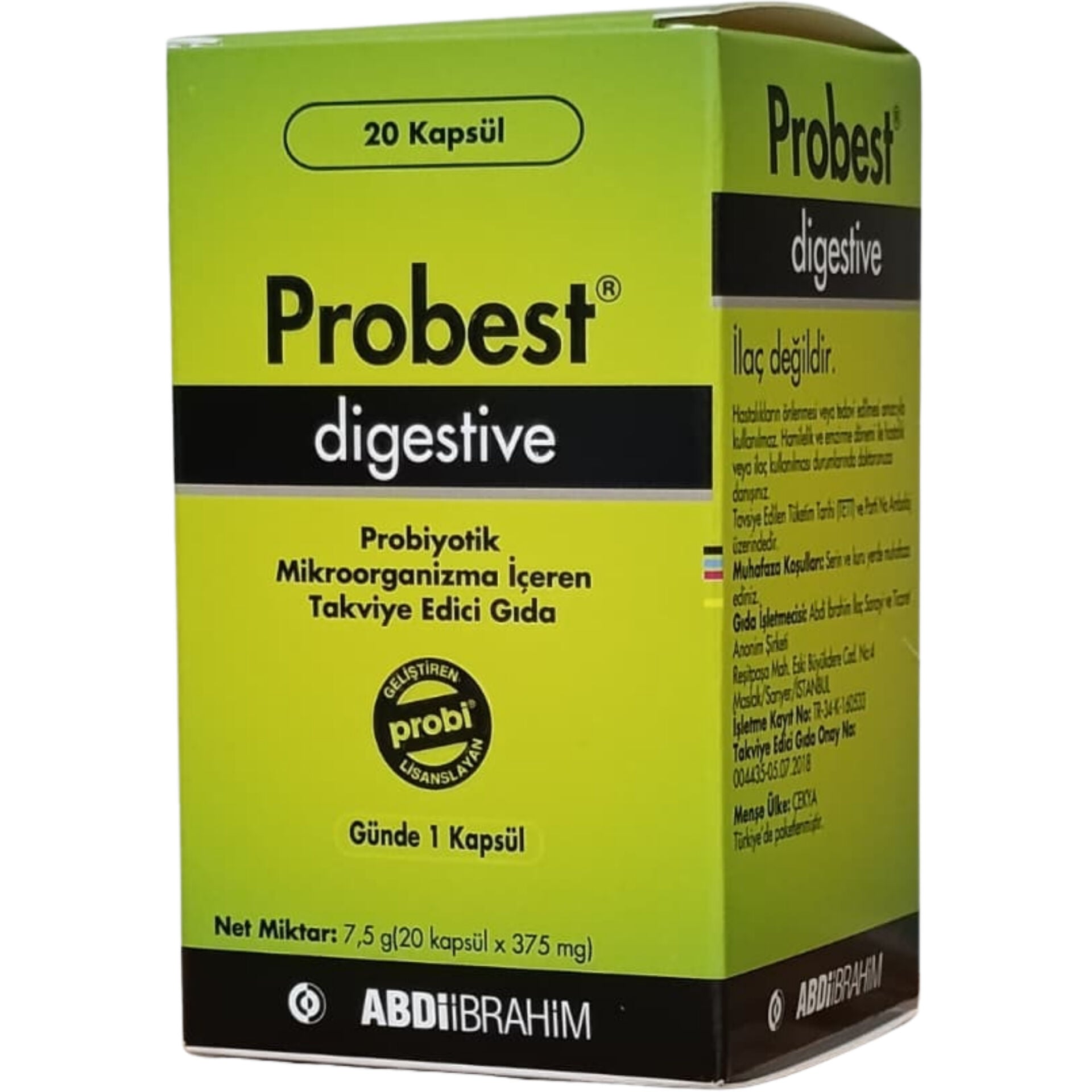 Probest Digestive Probiyotik 20 Kapsül