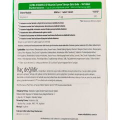 Vitabiotics Ultra Vitamin D D3 1000IU 96 Tablet