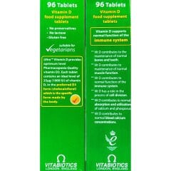 Vitabiotics Ultra Vitamin D3 1000 IU 25 µg 96 Tablet