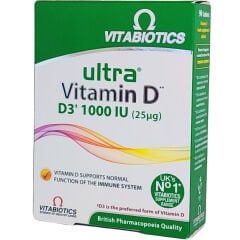 Vitabiotics Ultra Vitamin D3 1000 IU 25 µg 96 Tablet