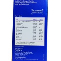 Day2Day Collagen Mag Plus Çilek Karpuz Aromalı 30 Saşe