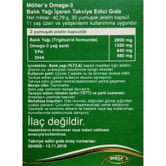 Möller's Omega-3 30 Kapsül