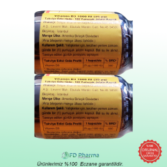 Solgar Vitamin D3 1000 IU 100 Kapsül