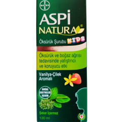 AspiNatura Kids 120ml Takviye Edici Gıda Vanilya-Çilek