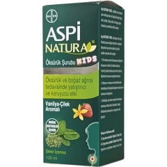 AspiNatura Kids 120ml Takviye Edici Gıda Vanilya-Çilek