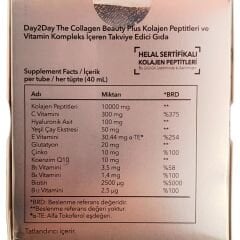 Day2Day The Collagen Beauty Plus Mango Aromalı 30 Tüp x 40 ml
