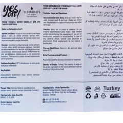 Yes On Kadınlar İçin Damla Yeson 15 ml