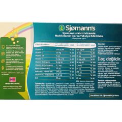 Sjomann's Multivitamin Çiğnenebilir Jel 30 Tablet