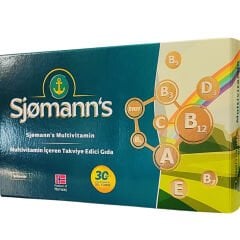 Sjomann's Multivitamin Çiğnenebilir Jel 30 Tablet