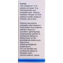 Batticon Antiseptik Solüsyon 100 ml