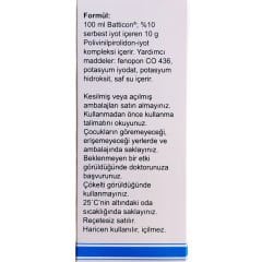 Batticon Antiseptik Solüsyon 100 ml