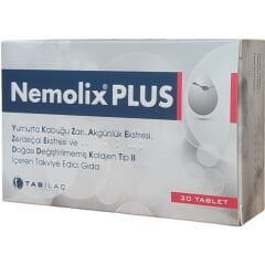 Nemolix Plus Yumurta Kabuğu Zarı 30 Tablet