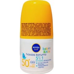 Nivea Sun Kids Spf50+ Hassas Koruma Güneş Koruyucu Roll-on 50 ml