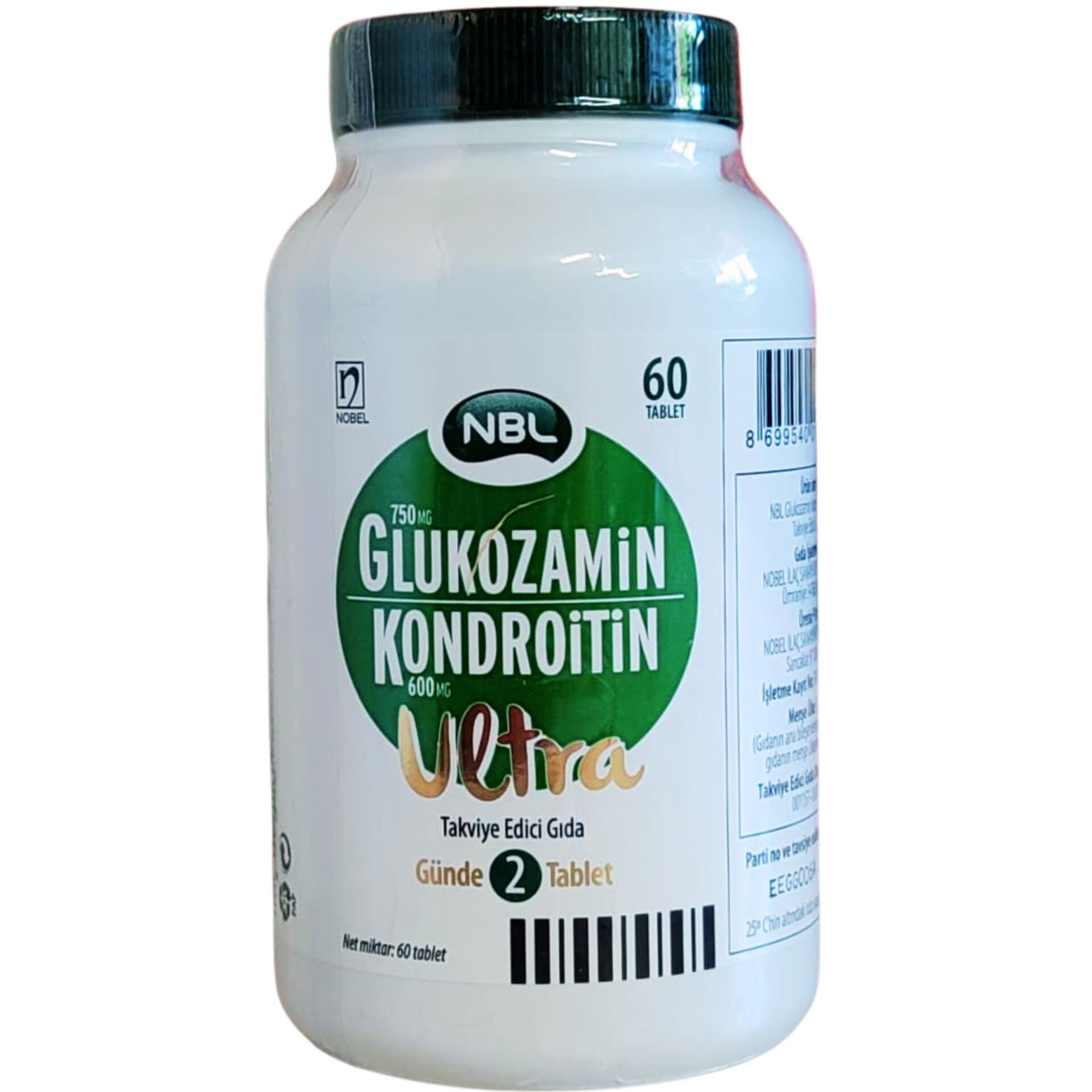 NBL Glukozamin Kondroitin Ultra 60 Tablet