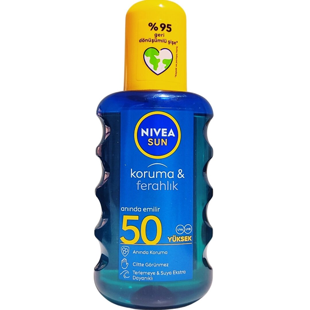 Nivea Sun Koruma ve Ferahlık SPF 50 Güneş Spreyi 200 ml
