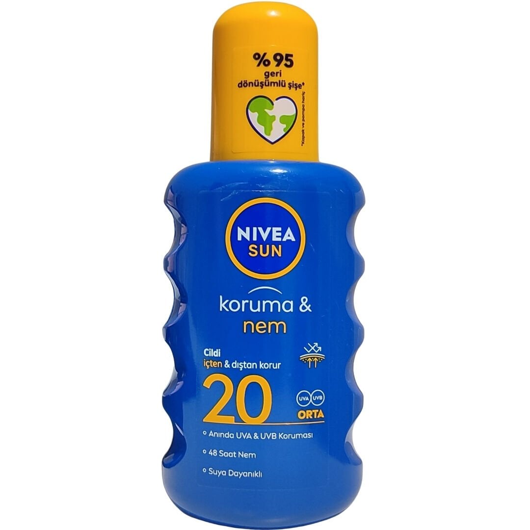 Nivea Sun Koruma ve Nem Spf20 Güneş Spreyi 200 ml