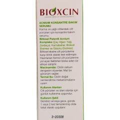 Bioxcin Acnium Karma ve Yağlı Ciltler İçin Konsantre Bakım Serumu 15 ml