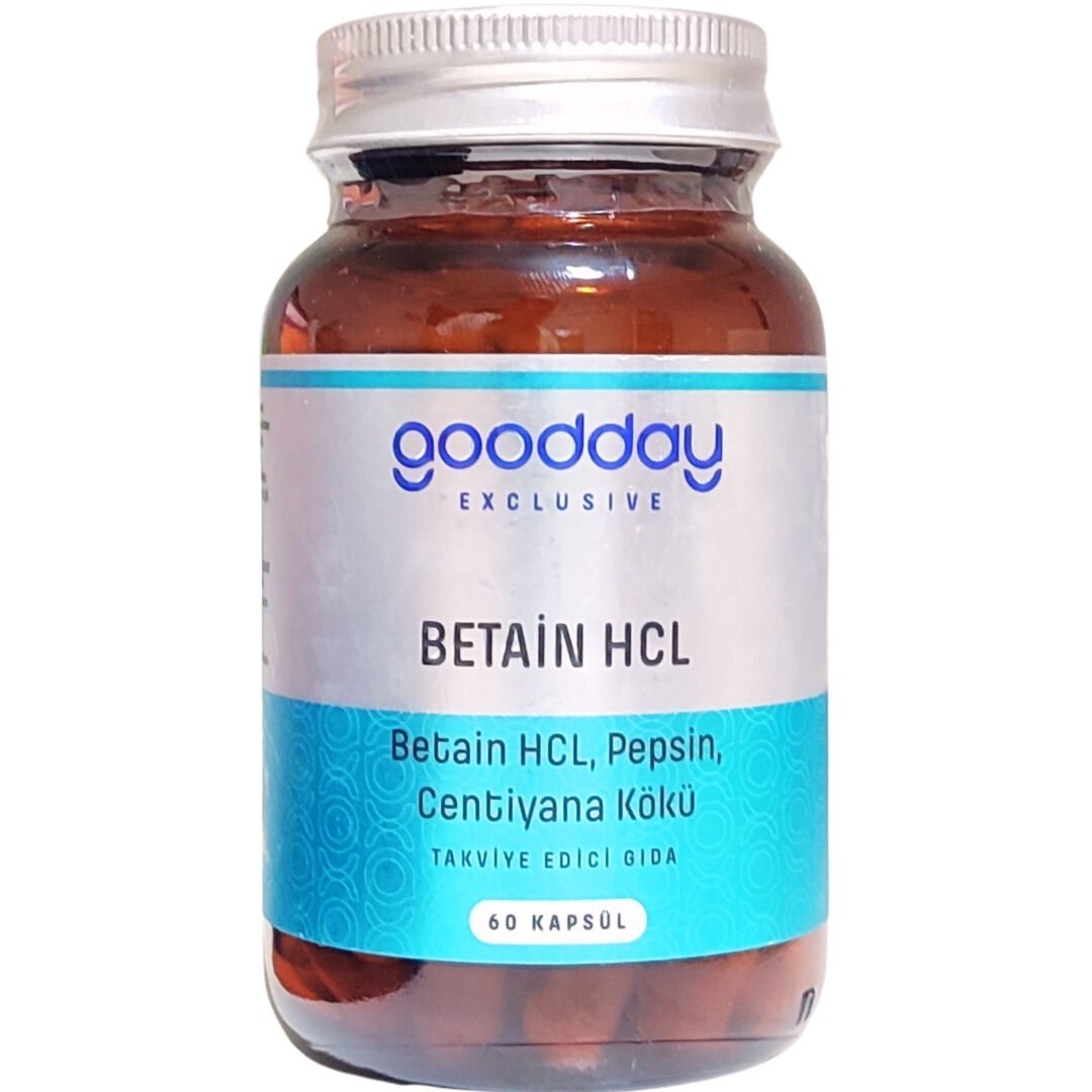 Goodday Betain HCL Pepsin 60 Kapsül