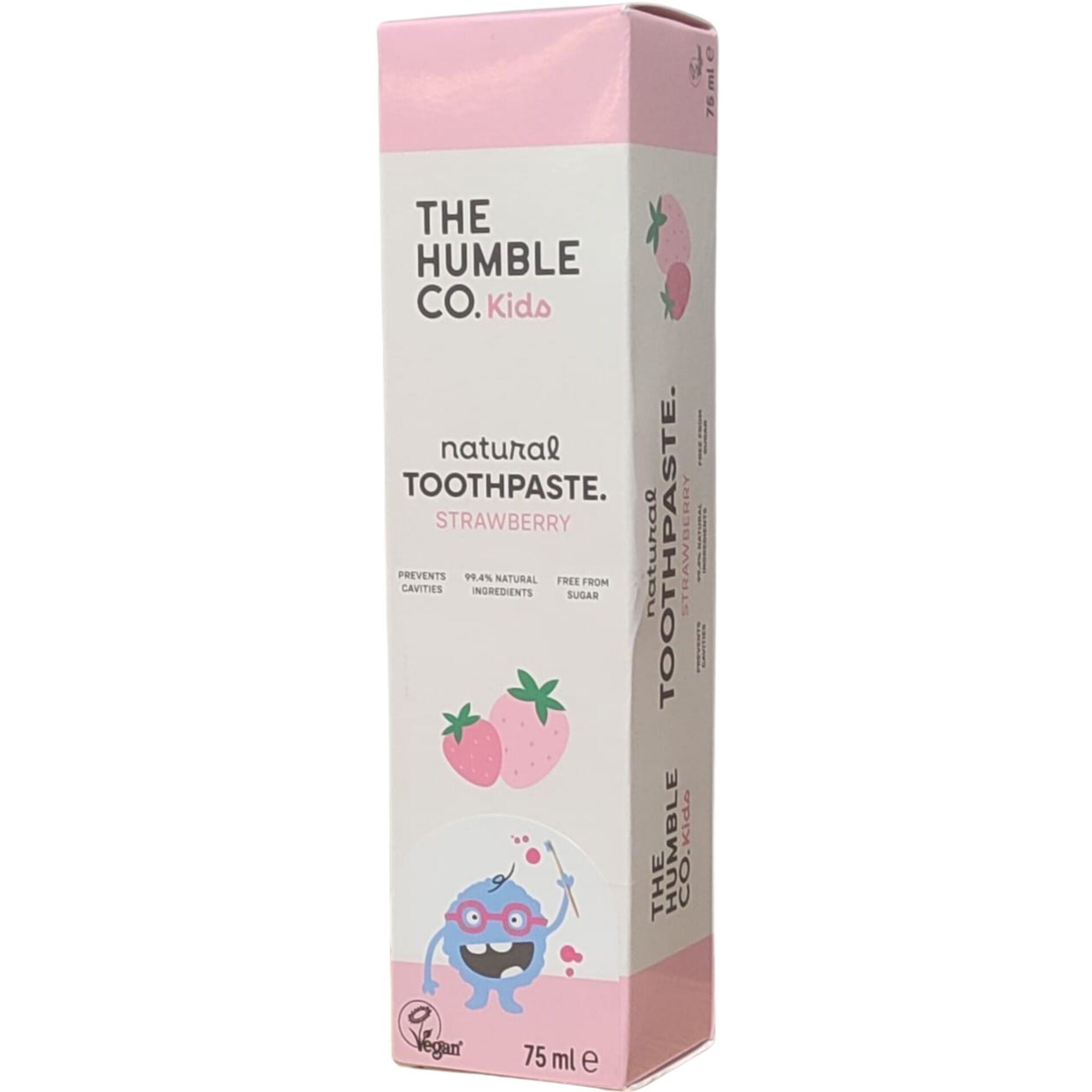 The Humble Co Kids Doğal Diş Macunu Çilek Aromalı 75 ml