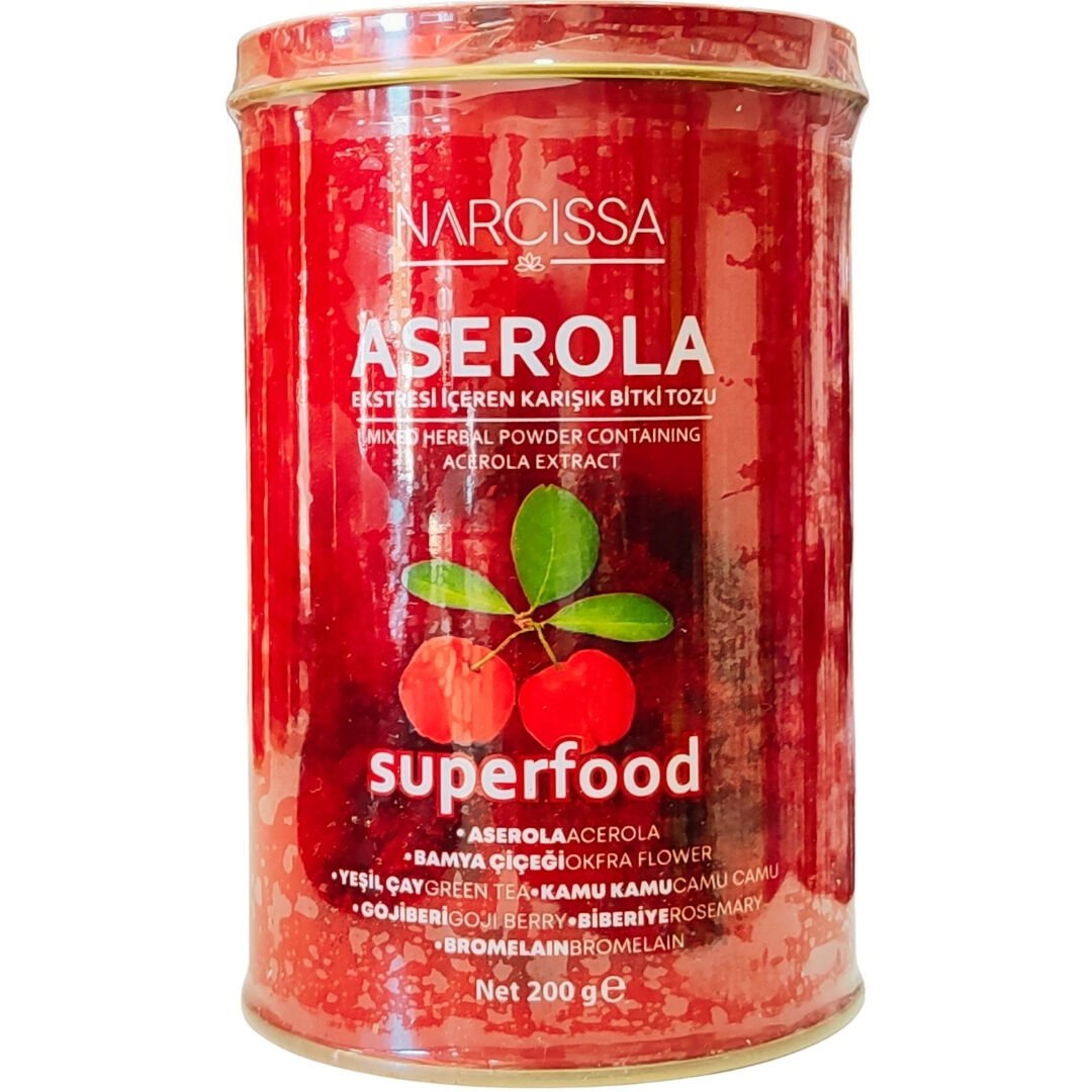 Narcissa Aserola Ekstresi İçeren Karışık Bitki Tozu 200 gr