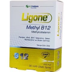 Ligone Methyl B12 Dil Altı Sprey 30ml/200 Puf