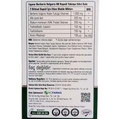 Ligone Berberin Berberis Vulgaris 60 Kapsül