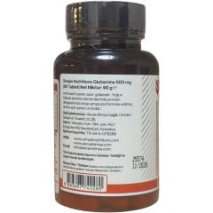 Simple Nutritions Glutamine 500 mg 90 Tablet