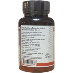 Simple Nutritions Glutamine 500 mg 90 Tablet