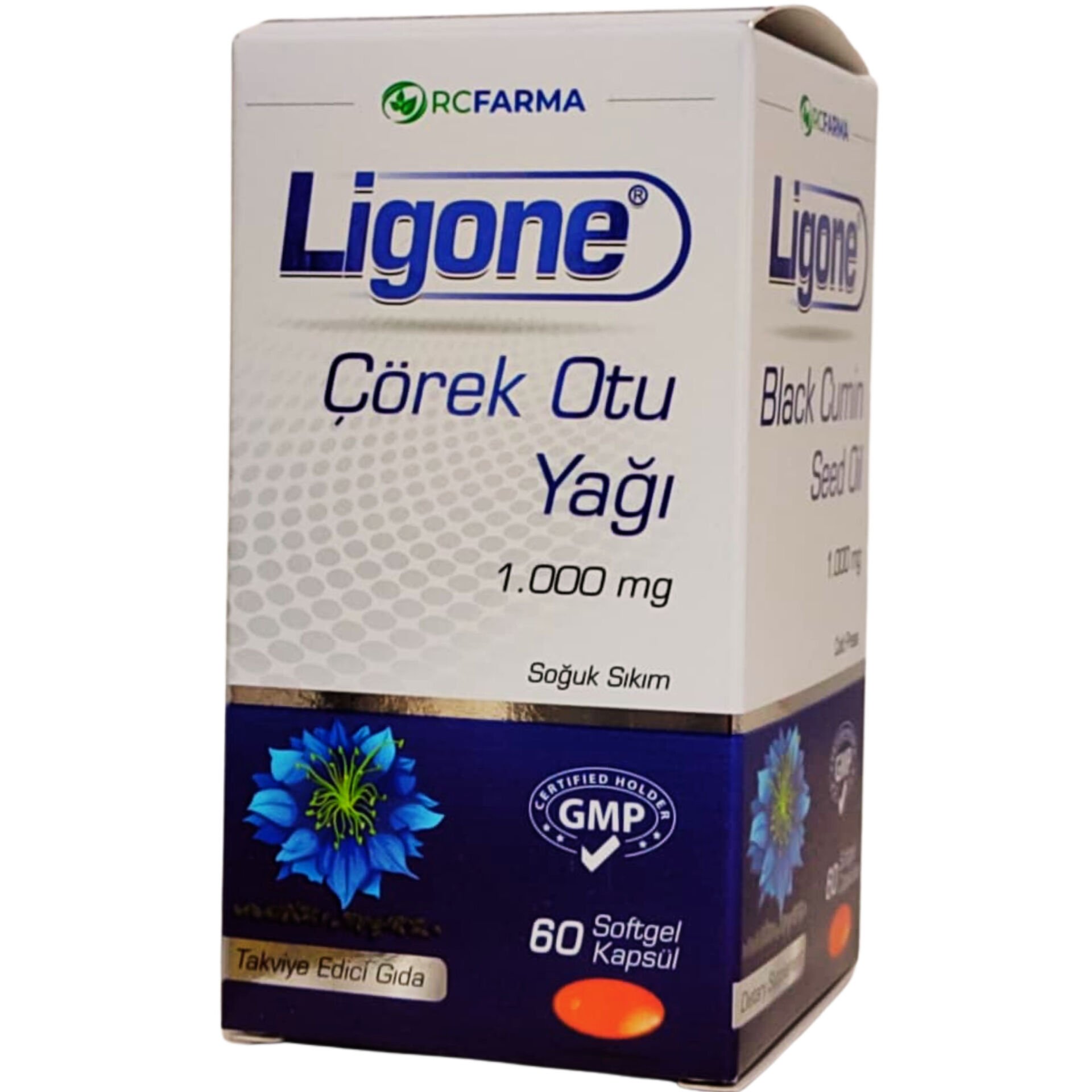 Ligone Çörek Otu Yağı Soğuk Sıkım 60 Kapsül