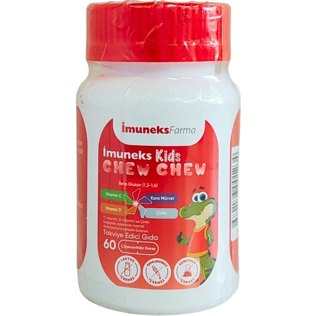 Imuneks Kids Chew Chew 60 Çiğnenebilir Form