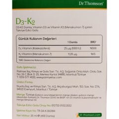 Dr. Thomson Vitamin D3K2 Damla 20 ml