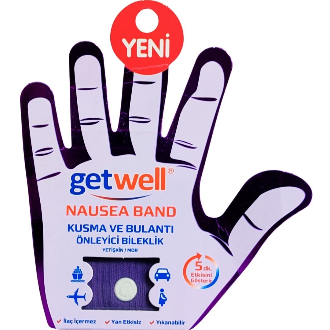 Getwell Nausea Bulantı Bilekliği Yetişkin - Mor