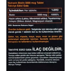 Nutraxin Biotin 5000 mg 30 Tablet