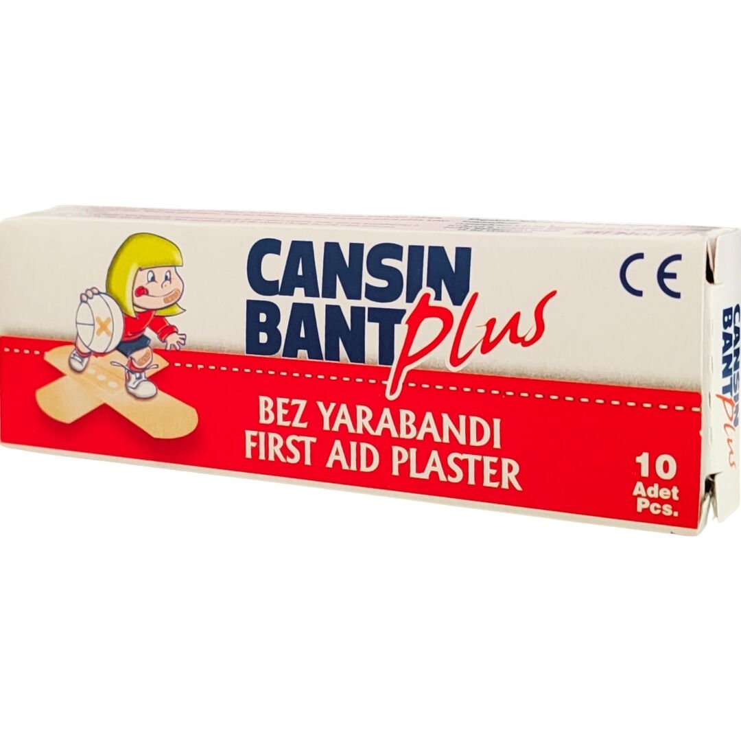 Cansın Bant Plus Bez Yara Bandı 10'lu