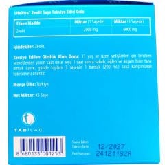 Lifextra Zeolit 2000 mg 45 Saşe